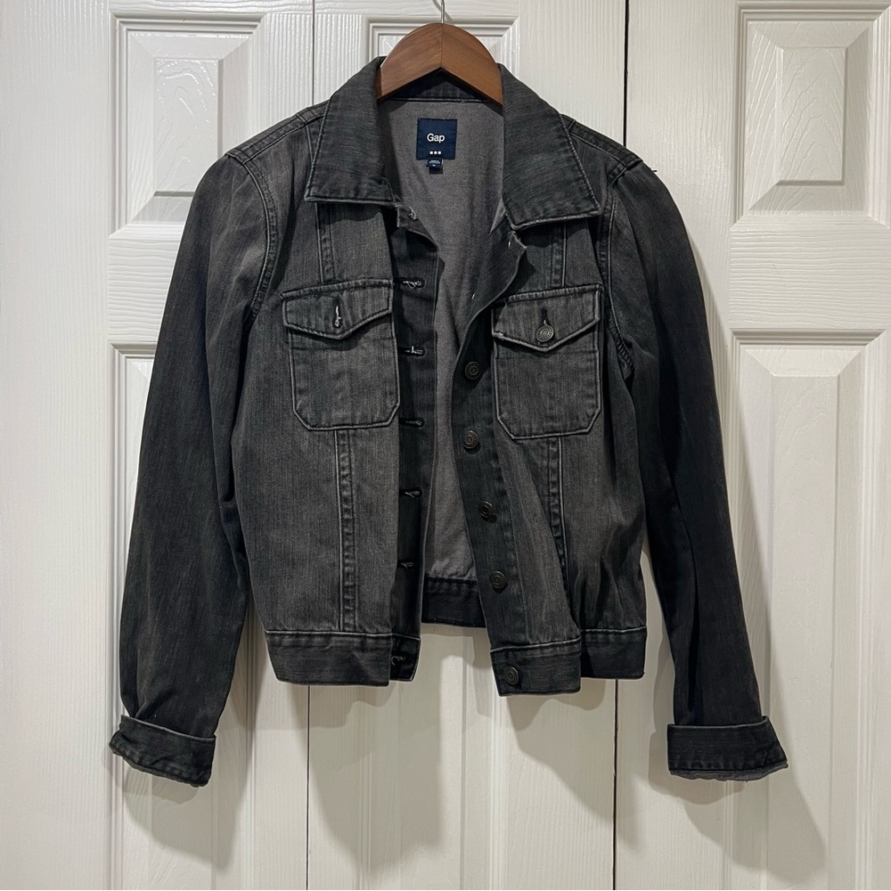 GAP Charcoal Denim Jacket